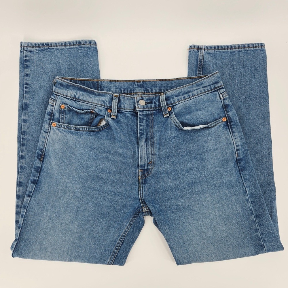 Levi's 505 Regular Fit Straight Leg Jeans 33x30 Clif Wash Dadcore Normcore